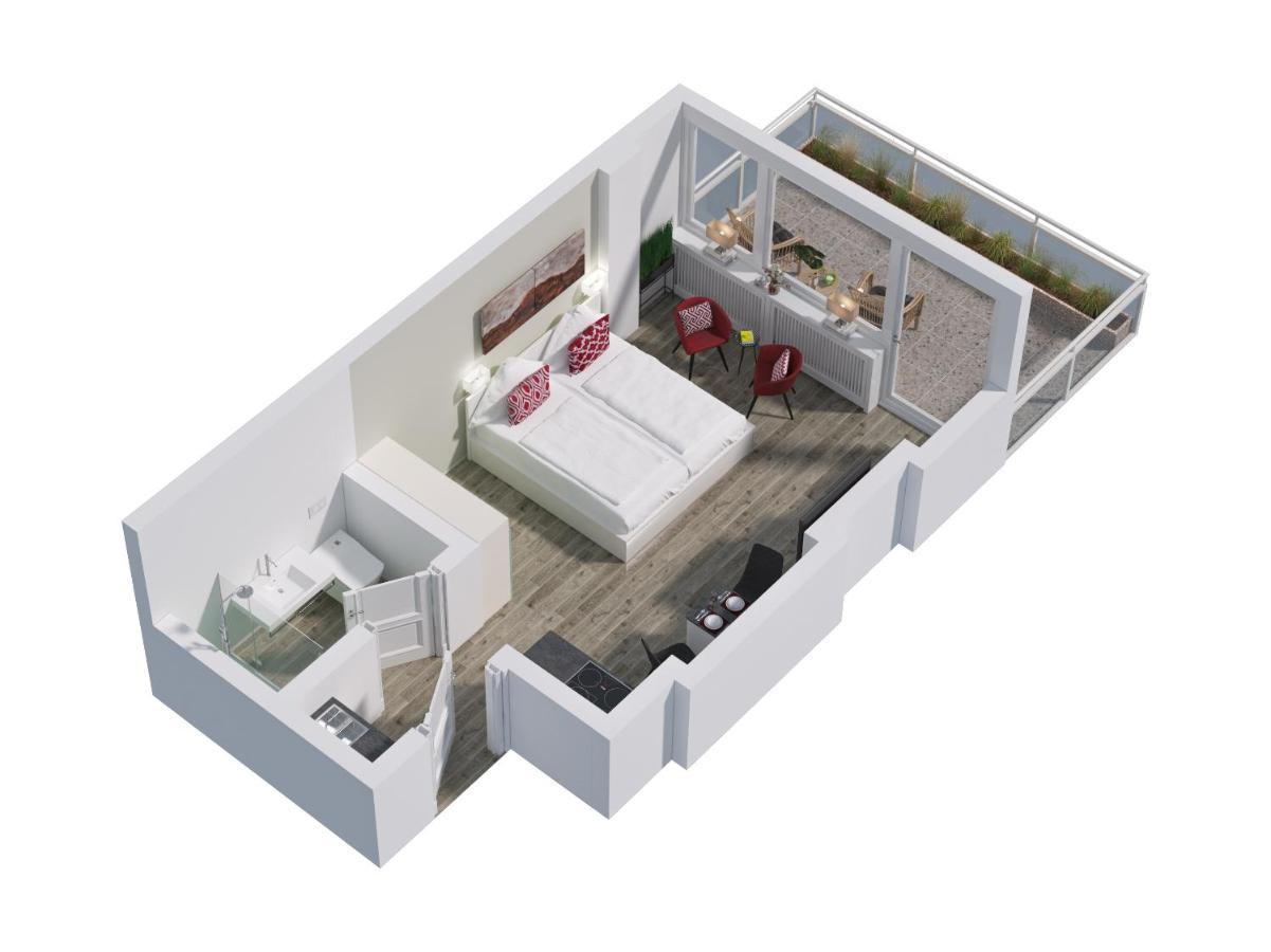 Ferienwohnung Penthouse Westerland Exterior foto